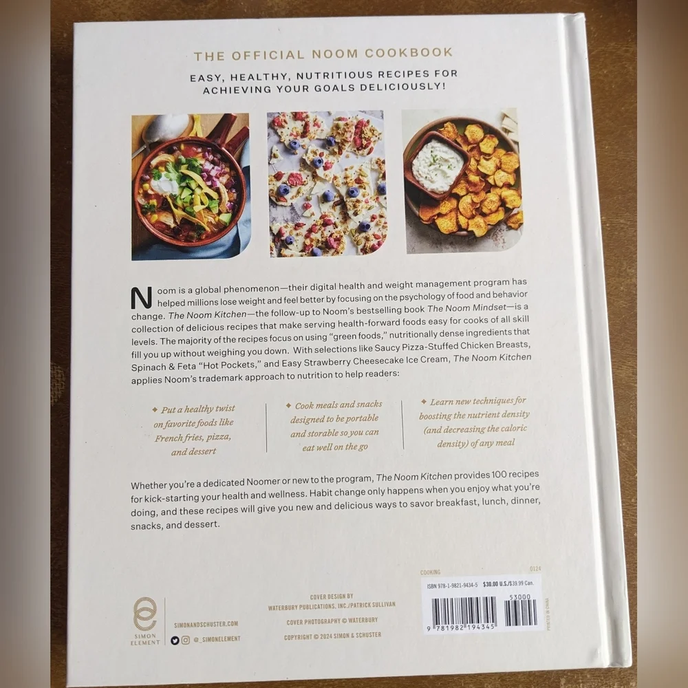 New The Noom Kitchen Cookbook, The Only Official Cookbook From Noon, T2MIS
